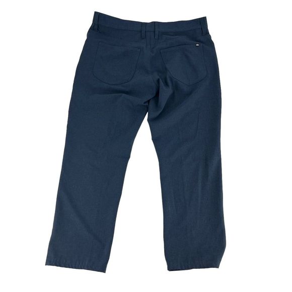 Travis Mathew Pants Mens 34x30 Blue Straight Leg Chino Golf Stretch Performance - Picture 8 of 8
